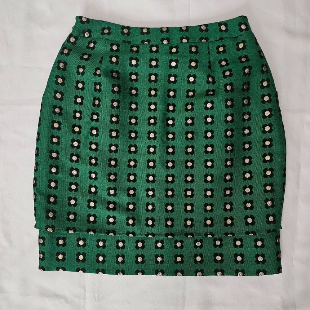 Anthropologie HD In Paris Women's Garden Glimmer Floral Mini Skirt Size US 2 - Picture 4 of 13